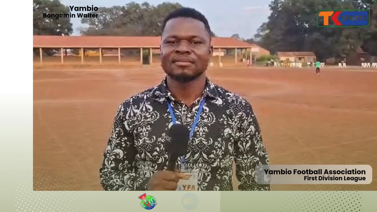 Villa United Coach Giden Kpasira speaks after his team’s impressive 3–0 win over Al Ahly FC Yambio.