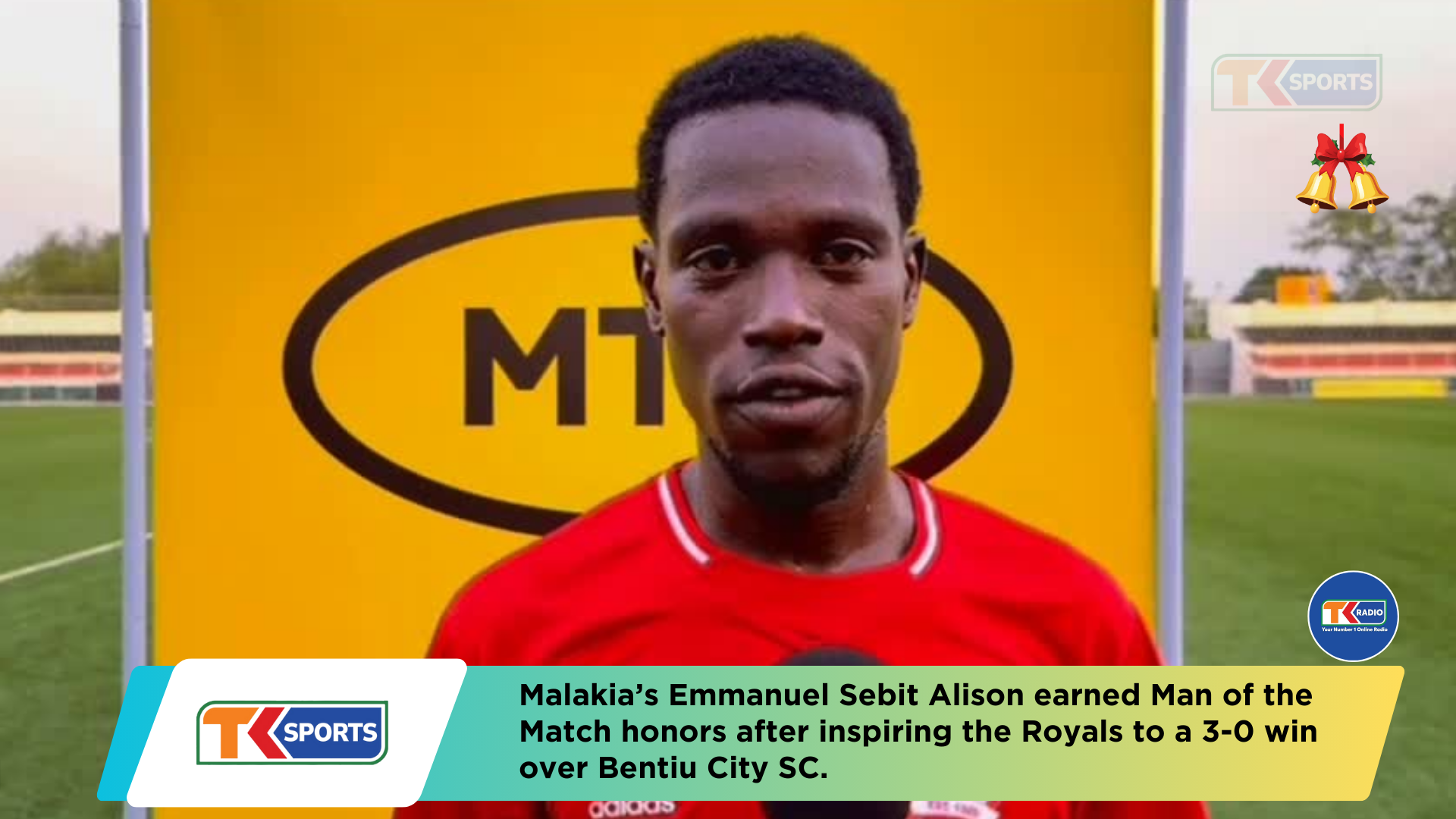Emmanuel Sebit Alison named Man of the Match as Malakia crush Bentiu City SC 3-0