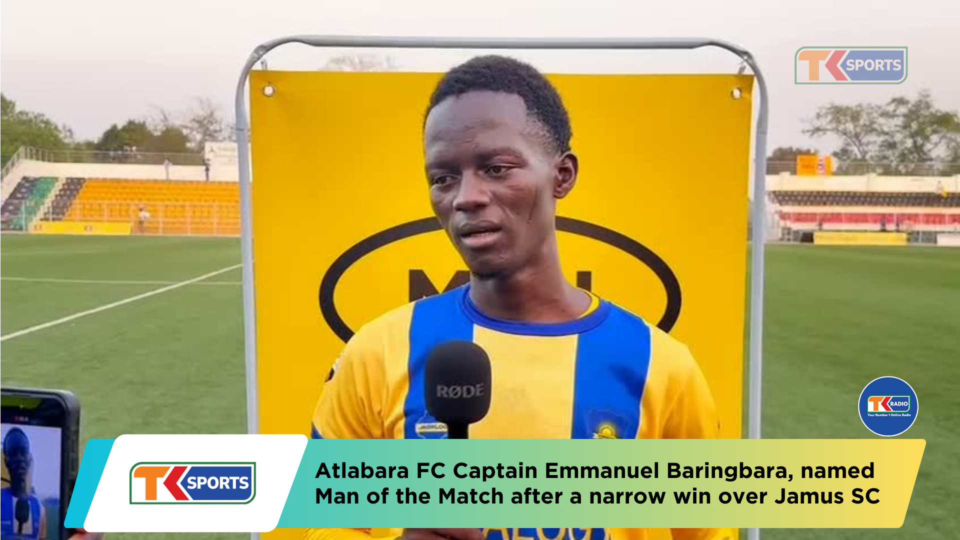 Emmanuel Baringbara - Atlabara FC Captain and Man of the Match