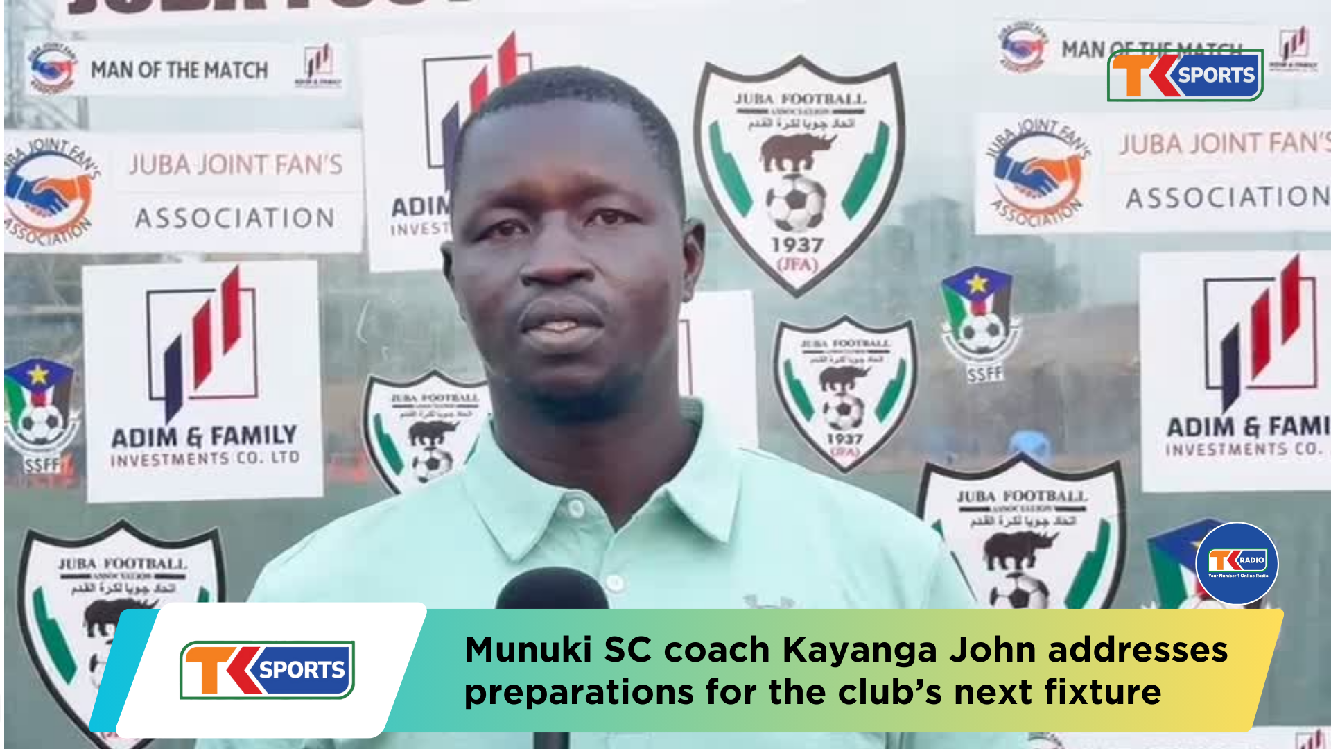 Munuki SC coach Kayanga John addresses preparations for the club’s forthcoming fixture.