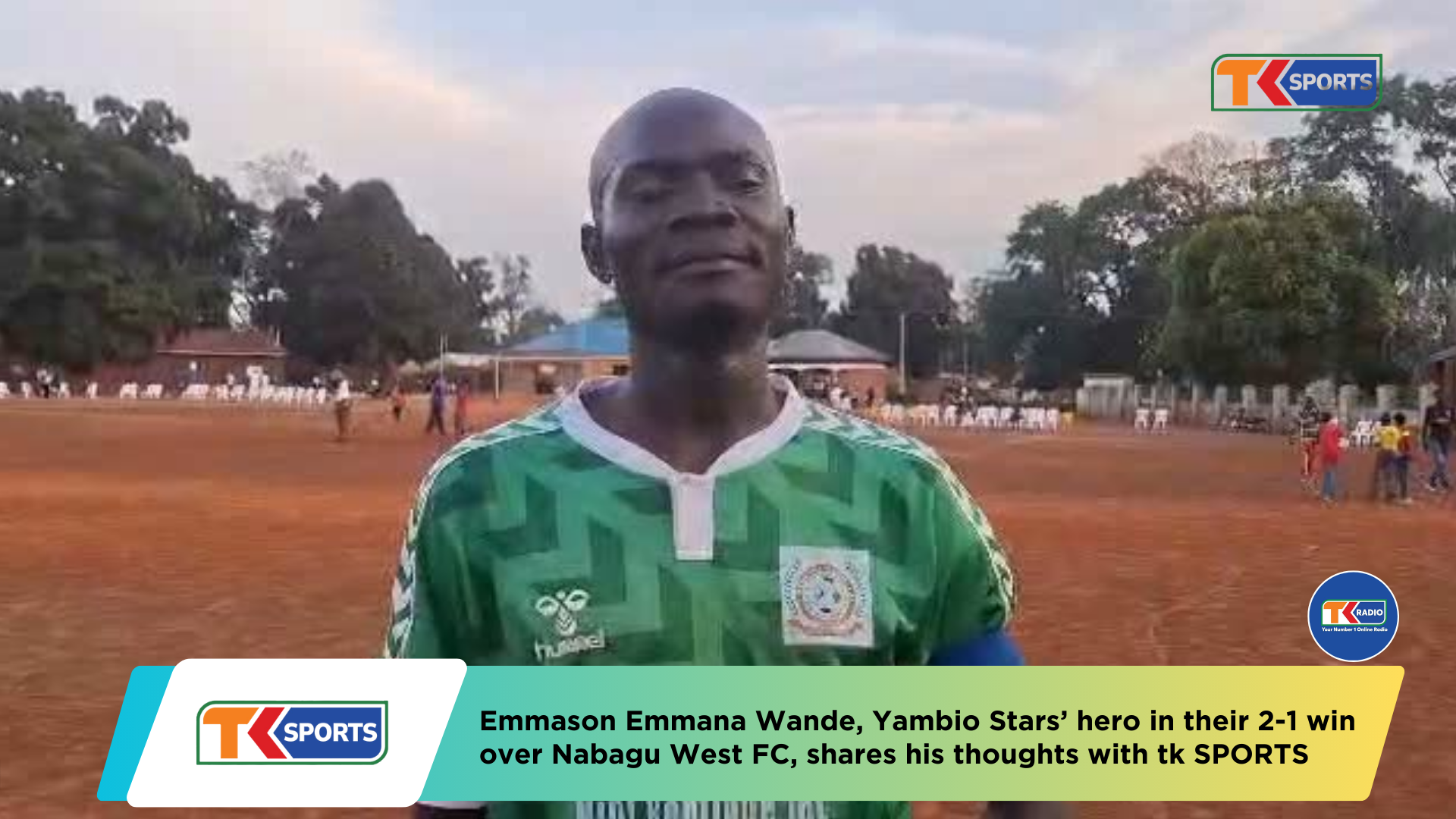 Emmason Emmana Wande - Yambio Star\'s hero in their 2-1 win over Nabagu West FC shares his thoughts with tk SPORTS