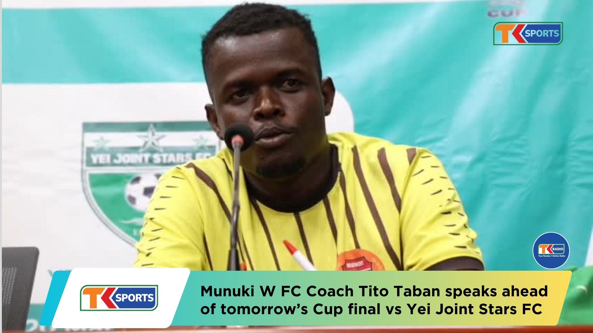 Munuki Women FC head coach Tito Taban speaks ahead of tomorrow’s highly anticipated final against Yei Joint Stars FC