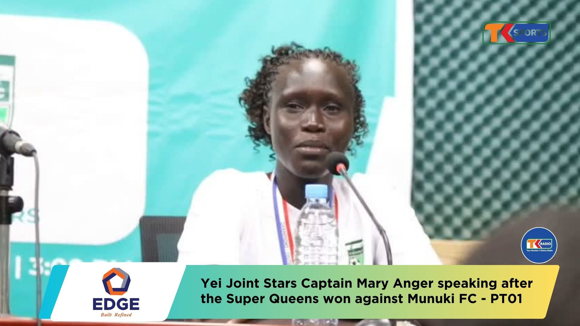 Yei Joint Stars Captain Mary Anger speaking after the Super Queens won against Munuki FC - PT01
