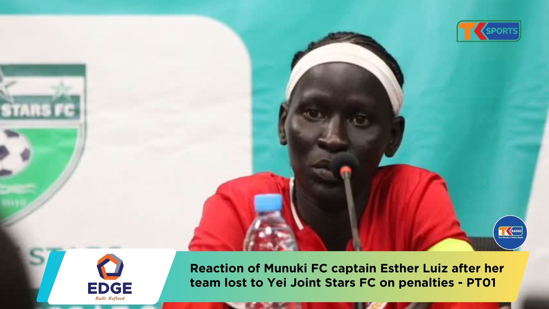 Reaction of Munuki FC captain Esther Luiz after her team lost to Yei Joint Stars FC on penalties - PT01